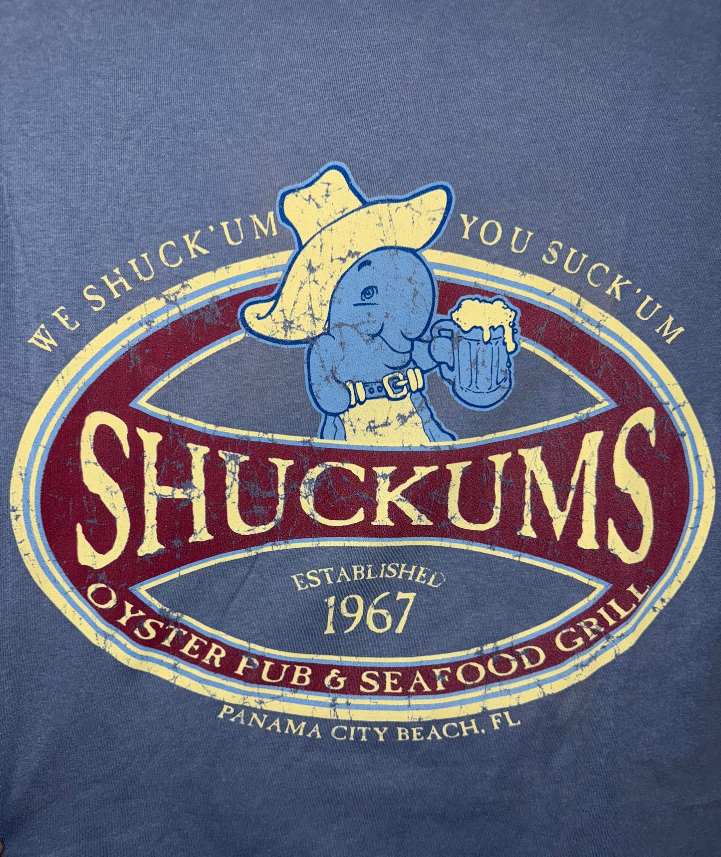 Shuckums Distressed Long Sleeve